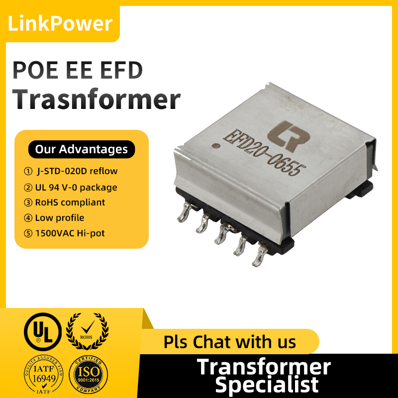 PoE（Power over ethernet) transformers increase the efficiency of power and data transmission in smart buildings, IoT and enterprise networks.